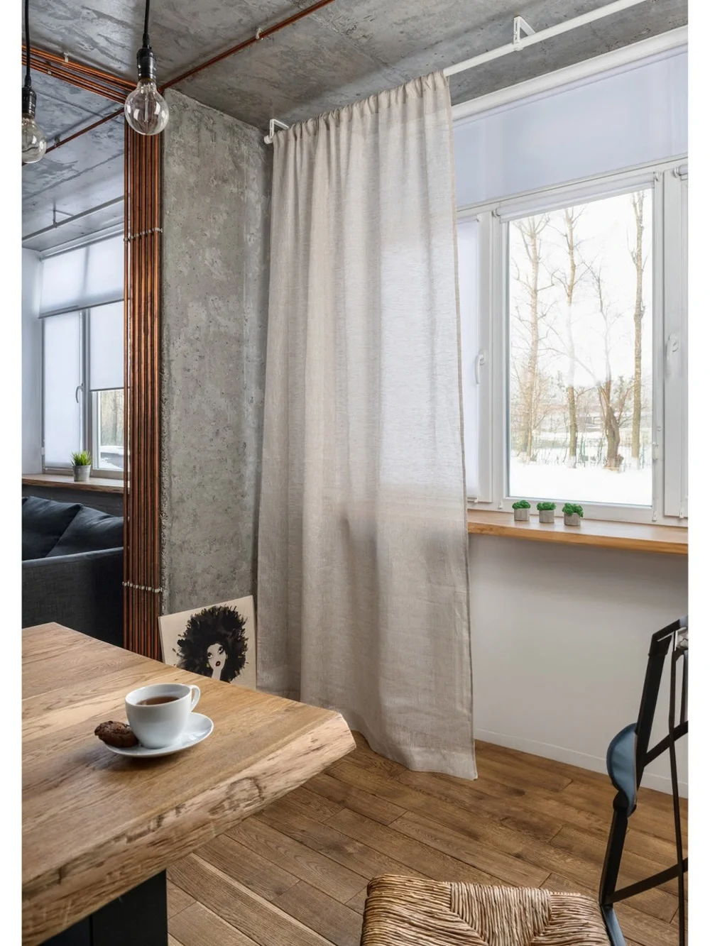 Quince Cotton Sheer Curtain Set (Set of 2) - QNJRA708986